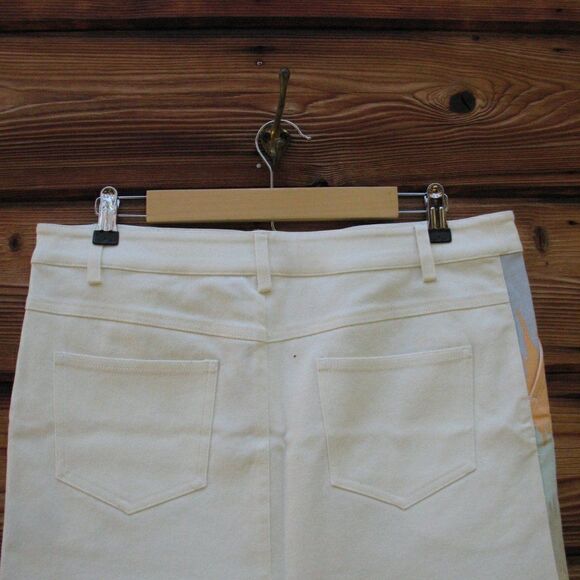 NWT Tibi Print Stretch Cotton Mini Skirt - Picture 5 of 7